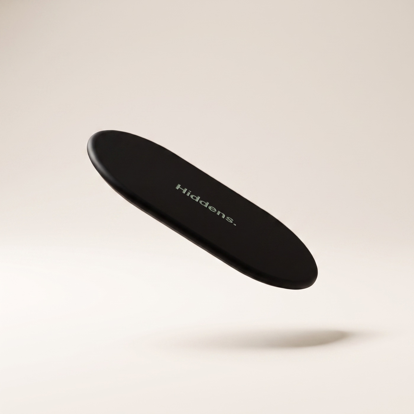 The Hiddens pod seen almost edge-on, showing how thin it is